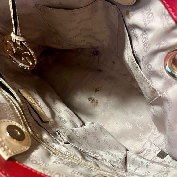 Michael Kors red bag. Well loved - Picture 6 of 6